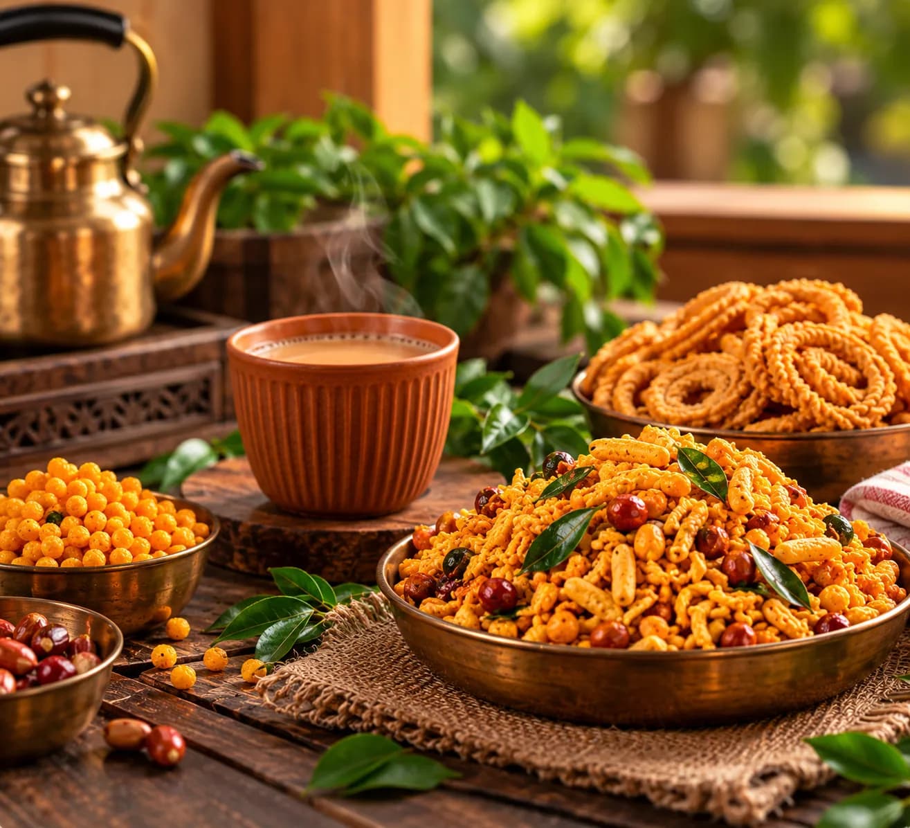 Tea Time Indian snacks