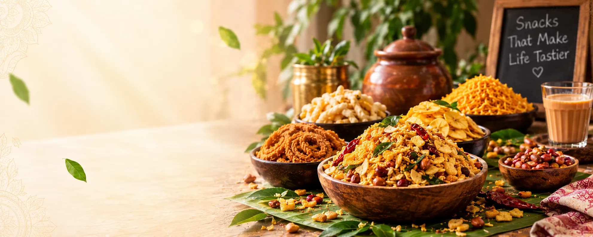 Traditional Indian snacks from Marvin Ruchulu