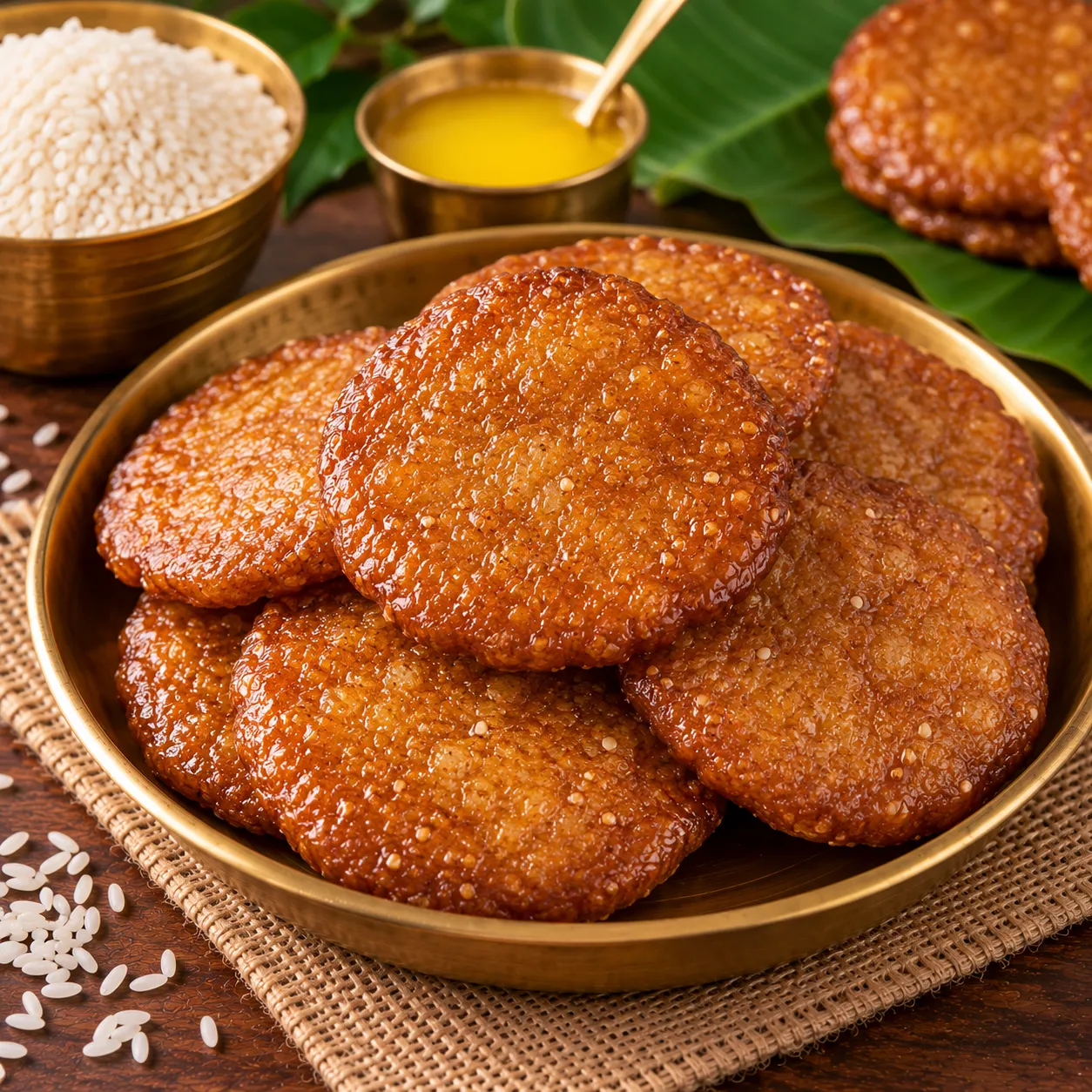 Plain Ariselu - traditional sweets